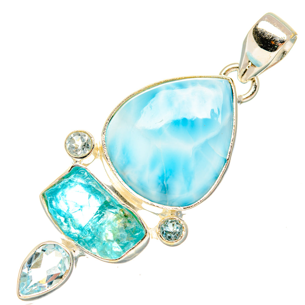 Larimar Pendants handcrafted by Ana Silver Co - PD27855 - Photo 2