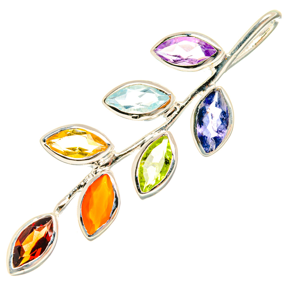 Multi-Stone Chakra Pendants handcrafted by Ana Silver Co - PD27870 - Photo 2