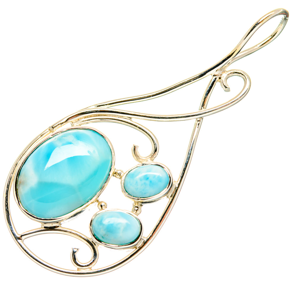Larimar Pendants handcrafted by Ana Silver Co - PD27947 - Photo 2
