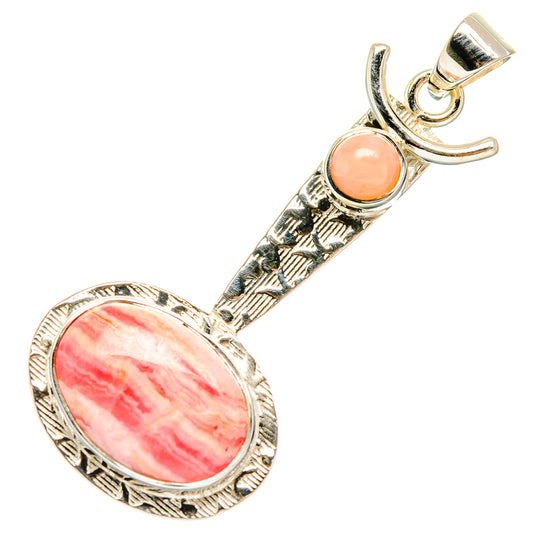Rhodochrosite Pendants handcrafted by Ana Silver Co - PD27965 - Photo 2