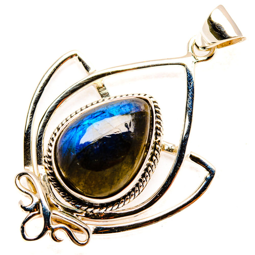 Labradorite Pendants handcrafted by Ana Silver Co - PD28004 - Photo 2