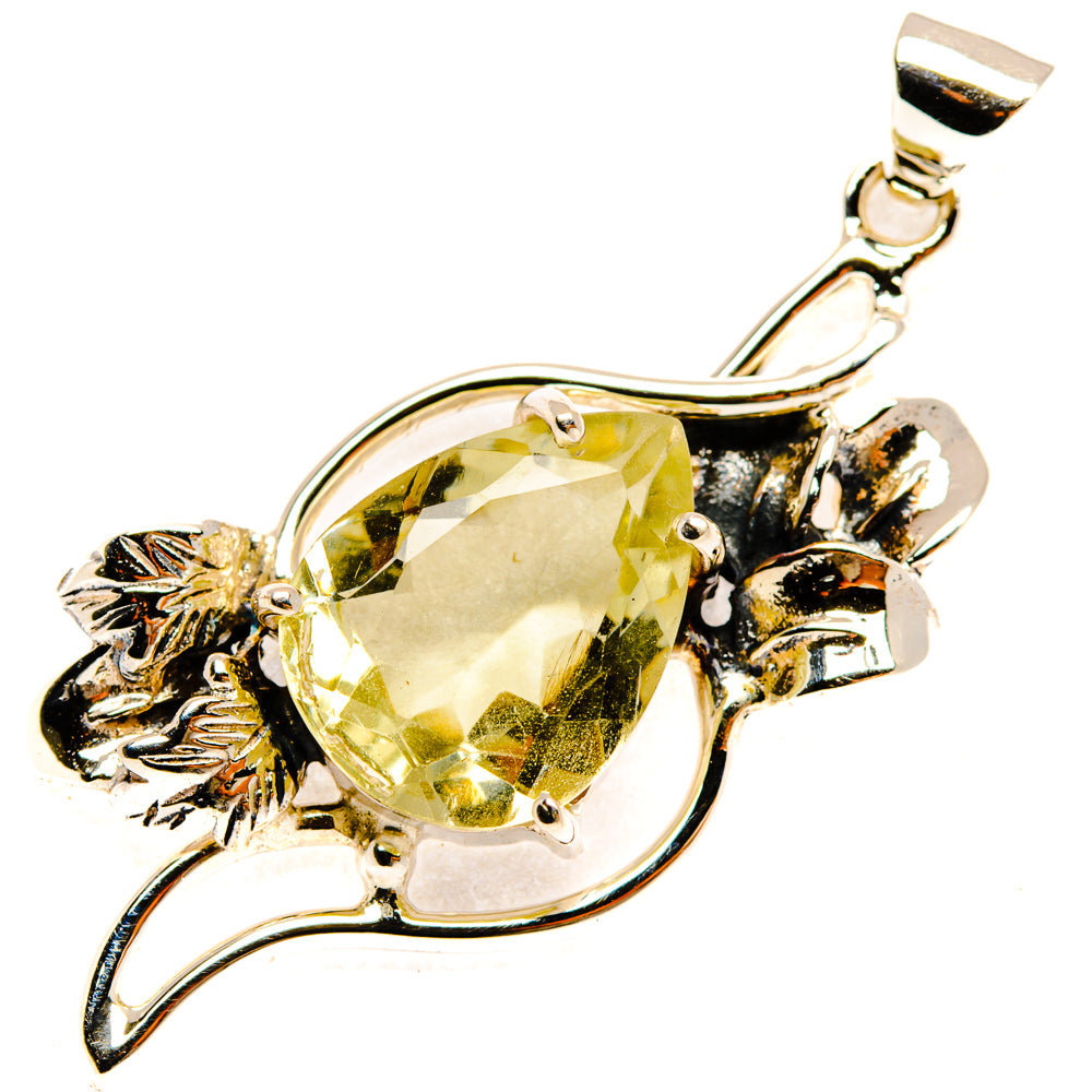 Green Amethyst Pendants handcrafted by Ana Silver Co - PD28011 - Photo 2