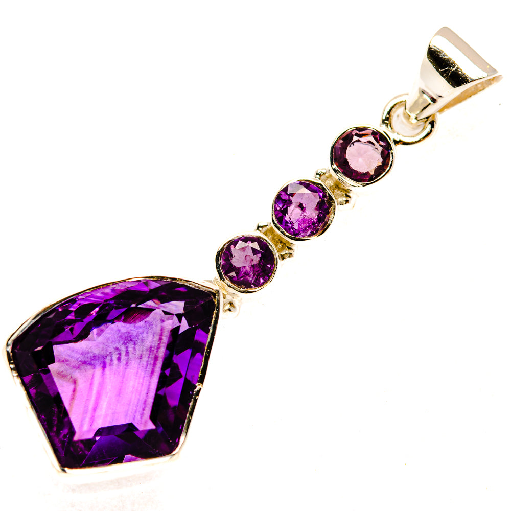 Amethyst Pendants handcrafted by Ana Silver Co - PD28029 - Photo 2