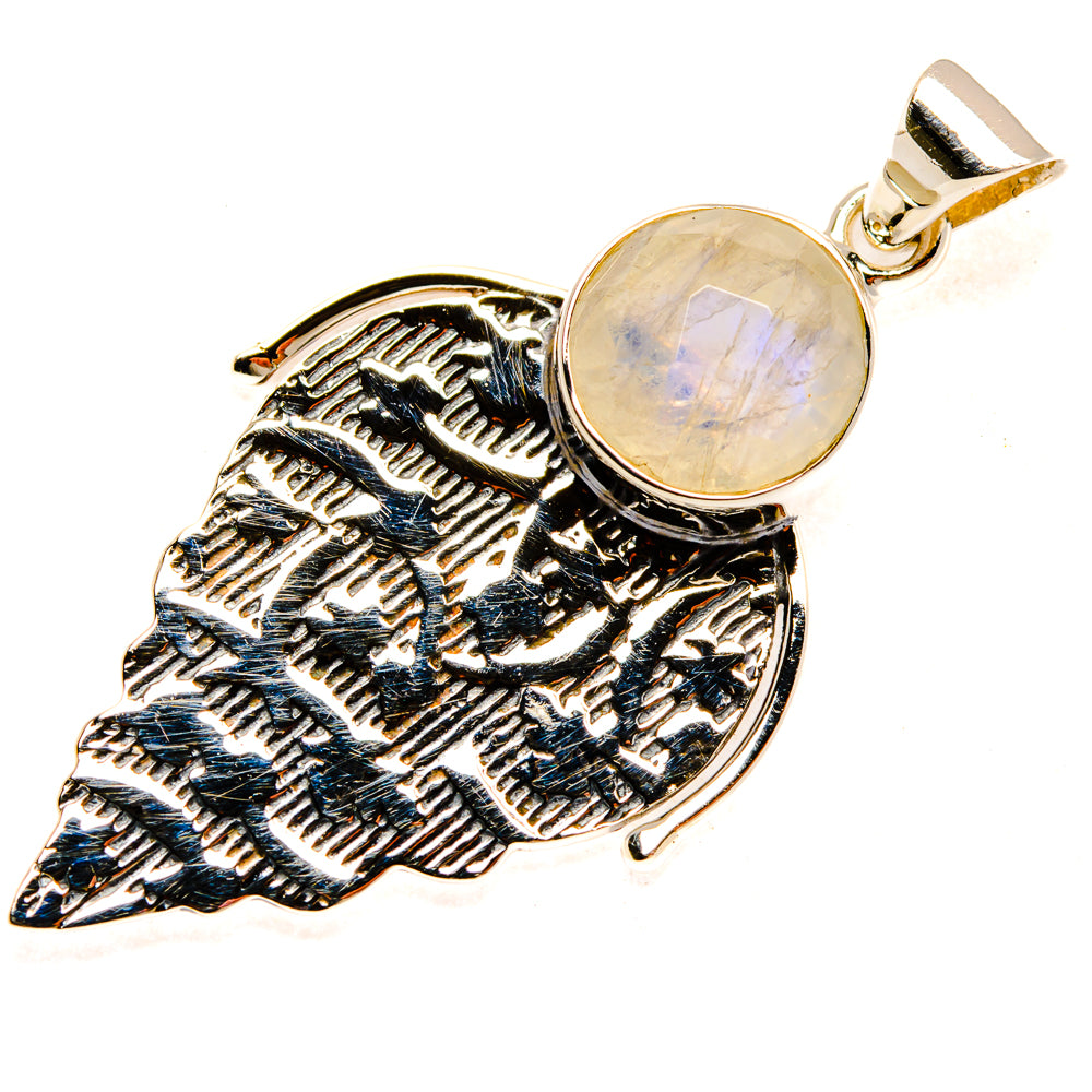 Rainbow Moonstone Pendants handcrafted by Ana Silver Co - PD28059 - Photo 2
