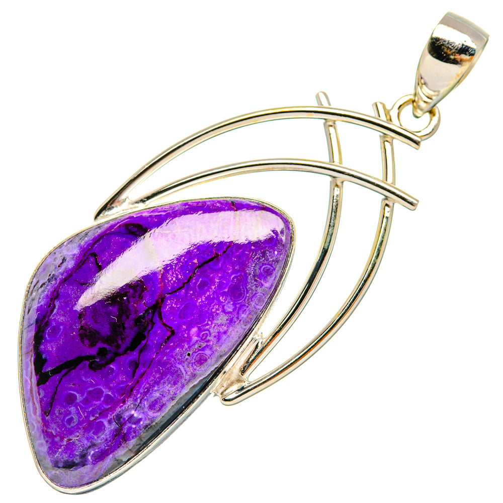 Sugilite Pendants handcrafted by Ana Silver Co - PD28107 - Photo 2