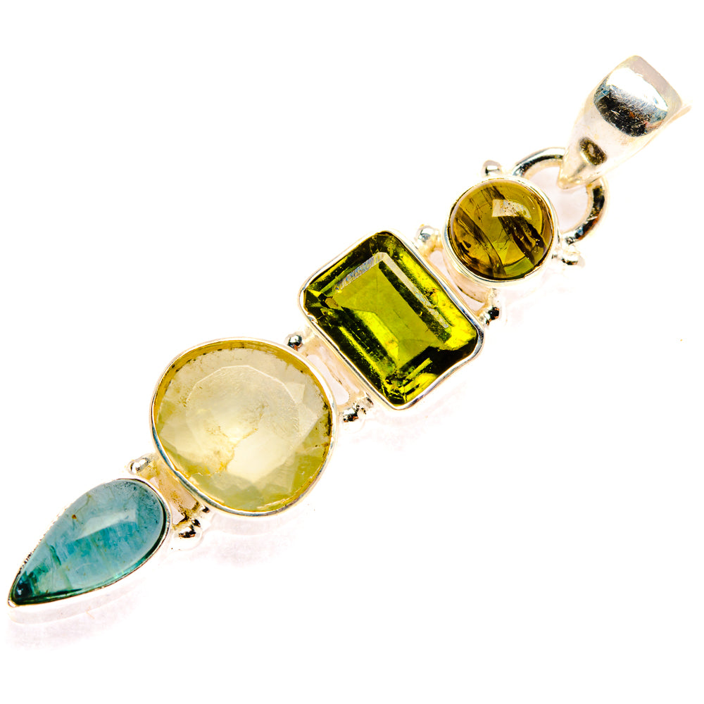 Prehnite Pendants handcrafted by Ana Silver Co - PD28136 - Photo 2