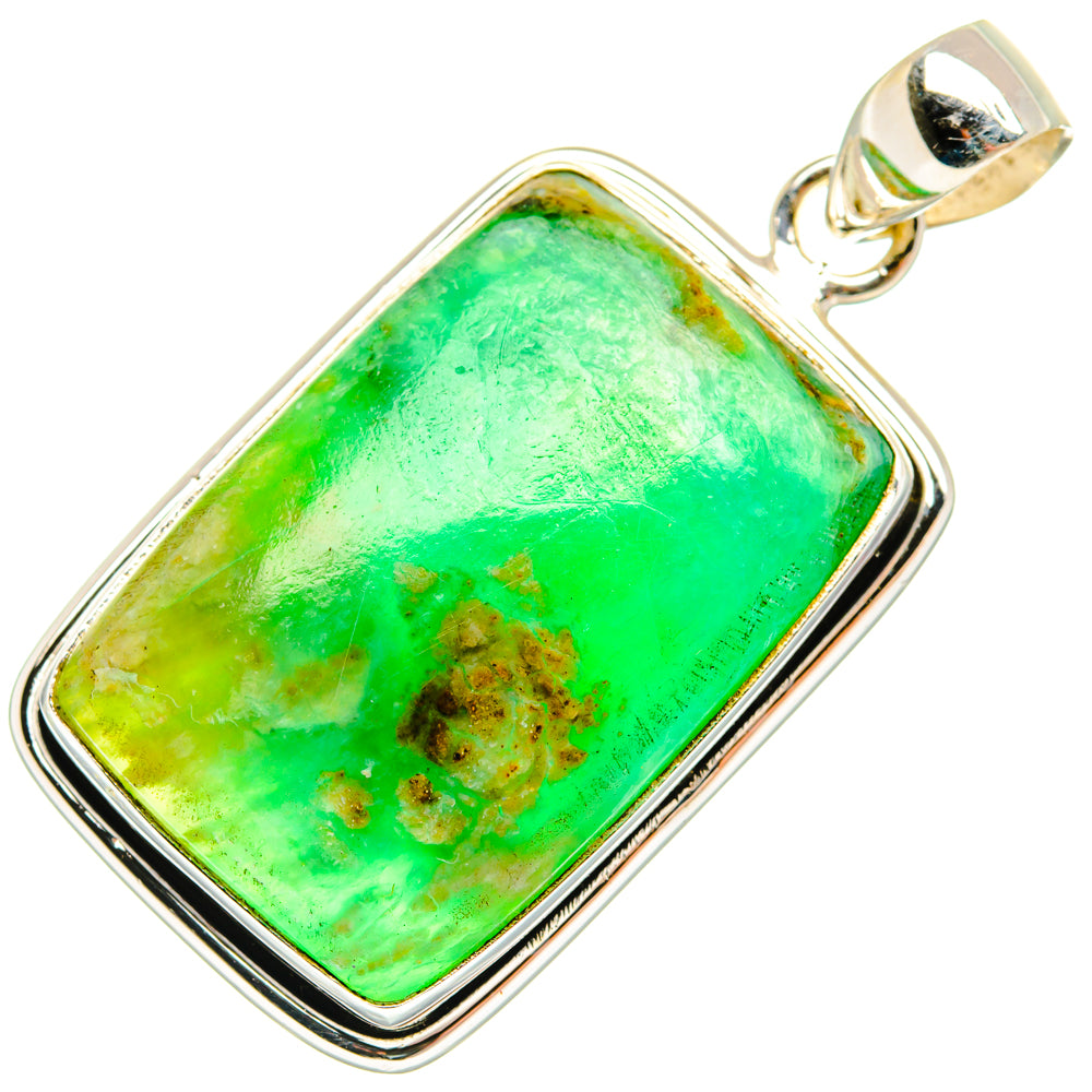 Peruvian Opal Pendants handcrafted by Ana Silver Co - PD28202 - Photo 2