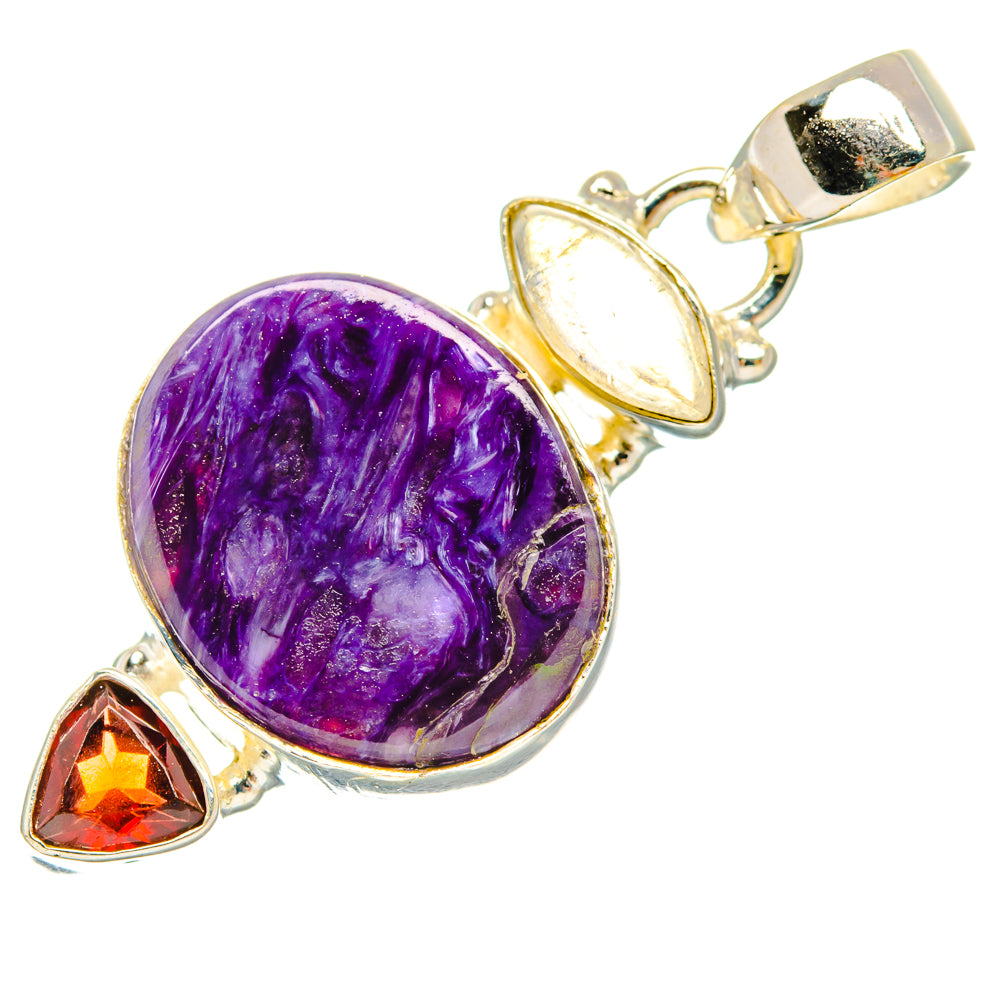 Charoite Pendants handcrafted by Ana Silver Co - PD28220 - Photo 2