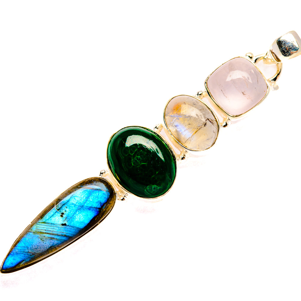 Labradorite Pendants handcrafted by Ana Silver Co - PD28221 - Photo 2