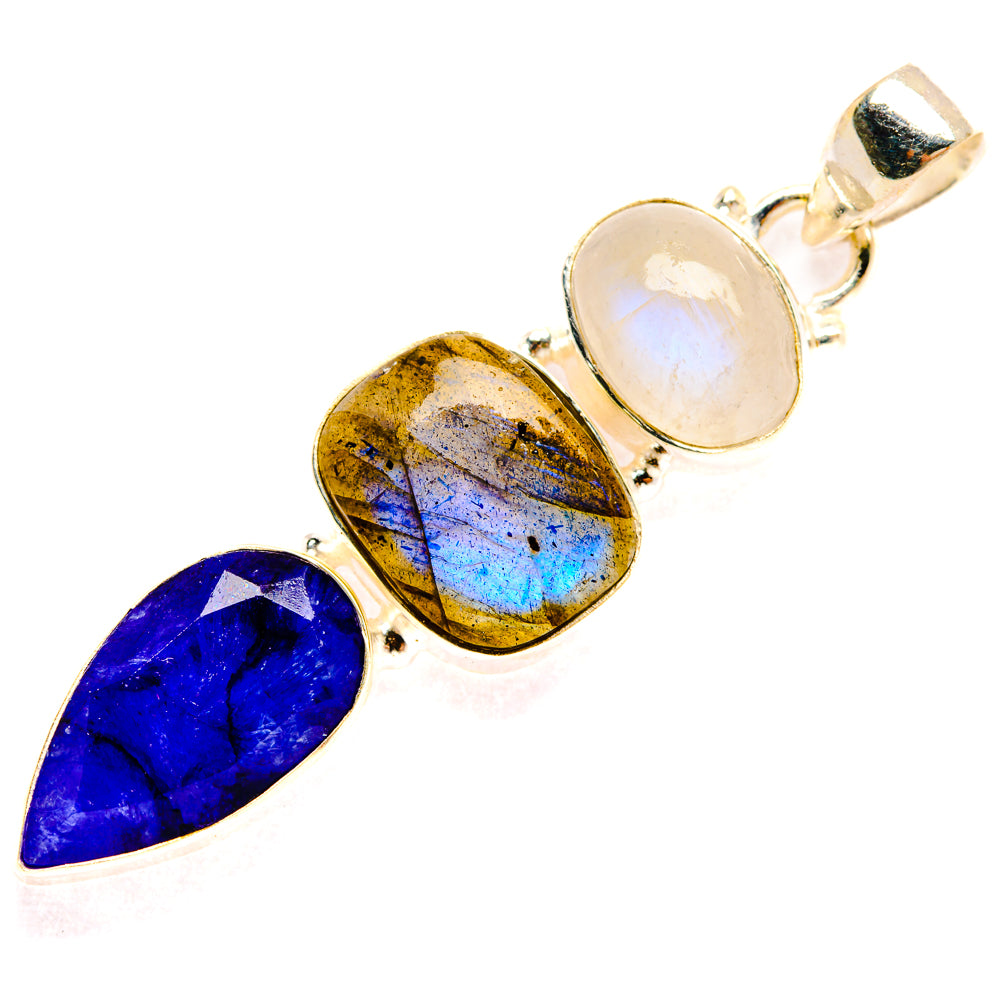Sapphire Pendants handcrafted by Ana Silver Co - PD28241 - Photo 2