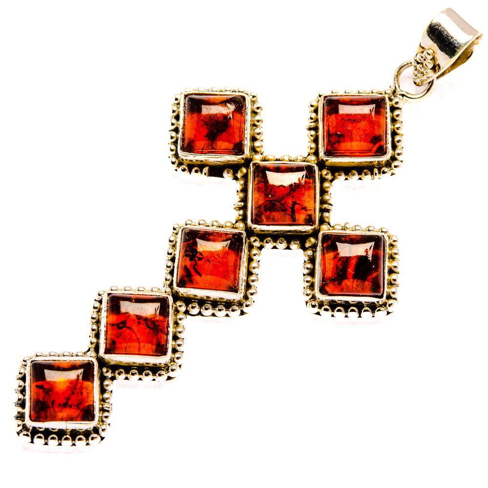 Baltic Amber Pendants handcrafted by Ana Silver Co - PD28259 - Photo 2