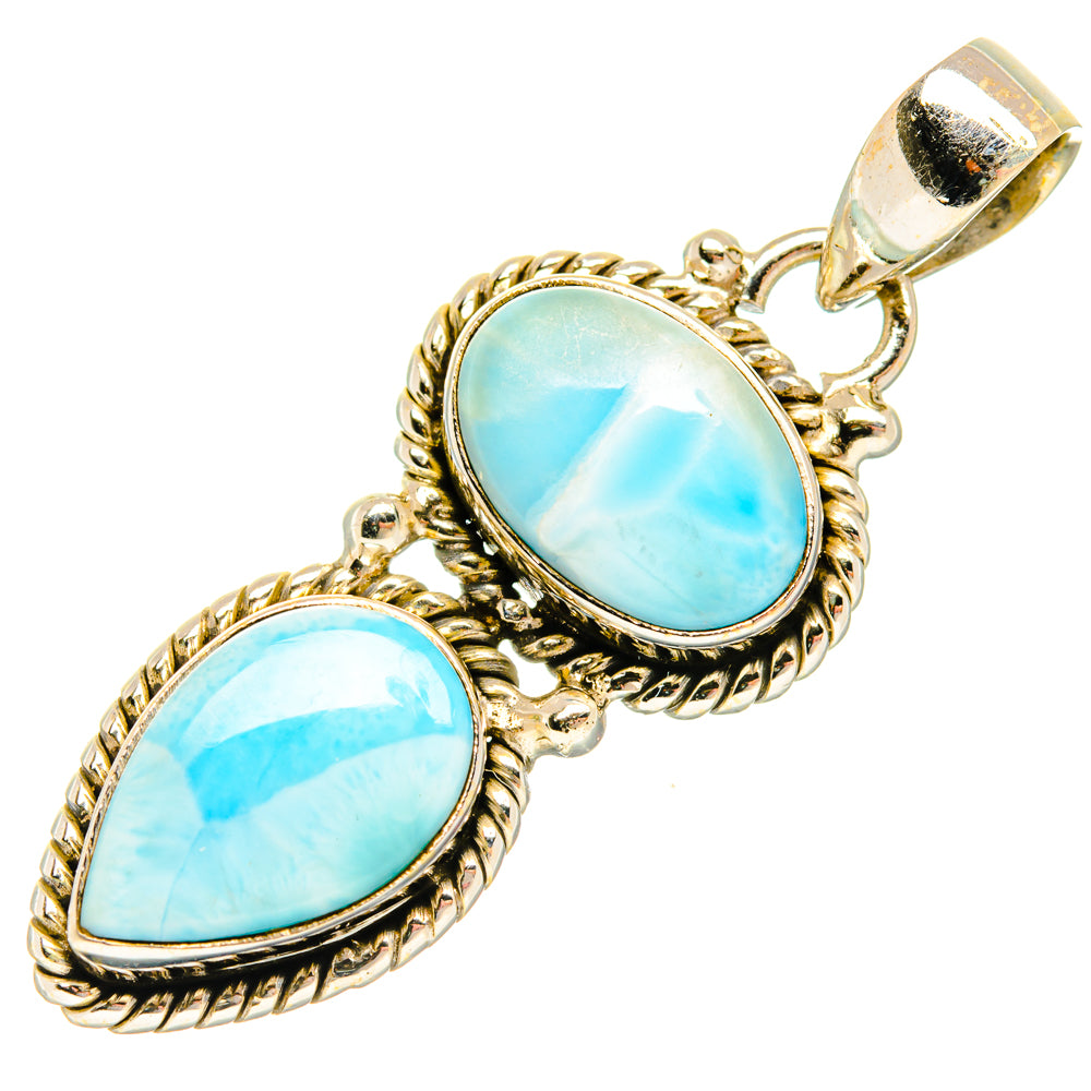 Larimar Pendants handcrafted by Ana Silver Co - PD28302 - Photo 2