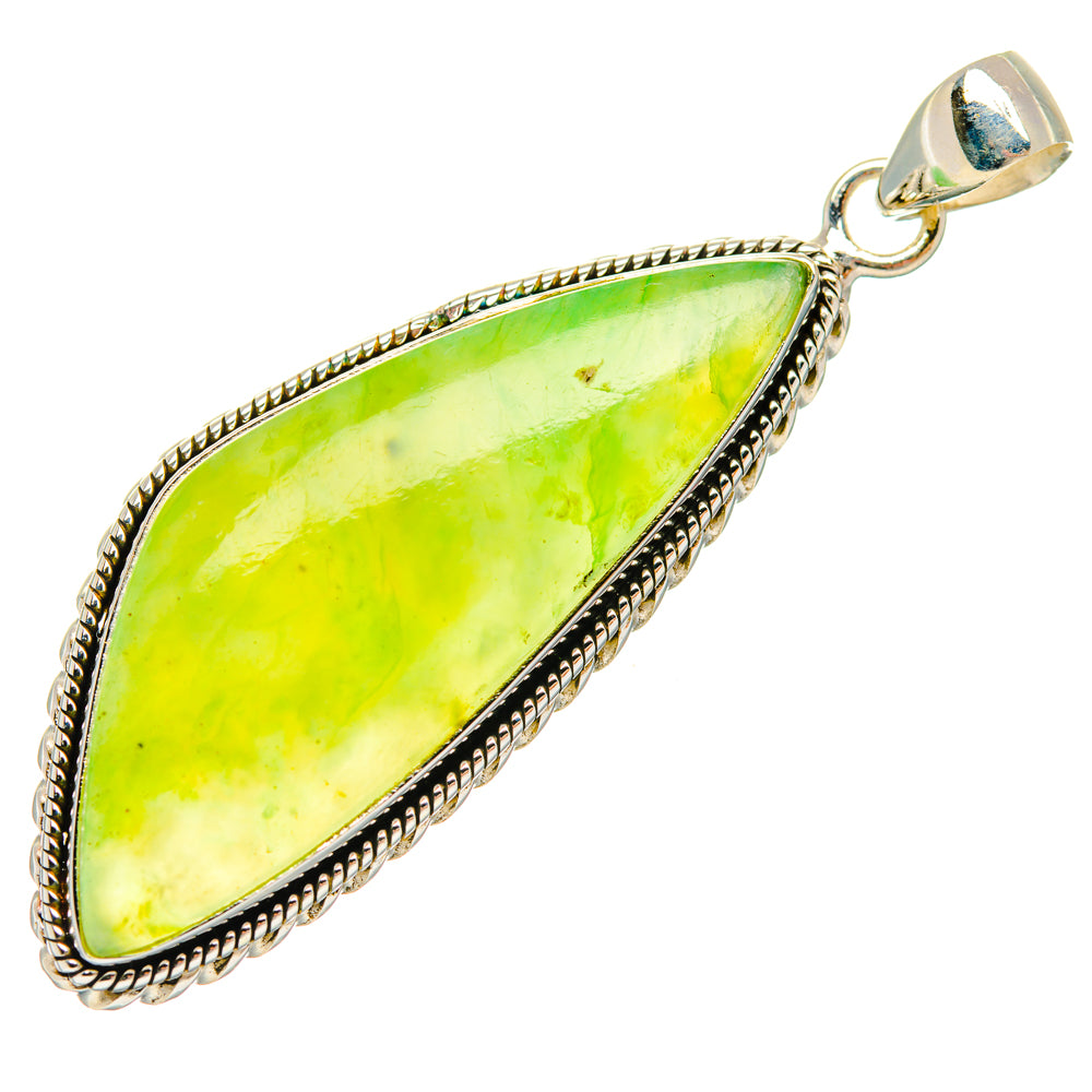 Peruvian Opal Pendants handcrafted by Ana Silver Co - PD28311 - Photo 2