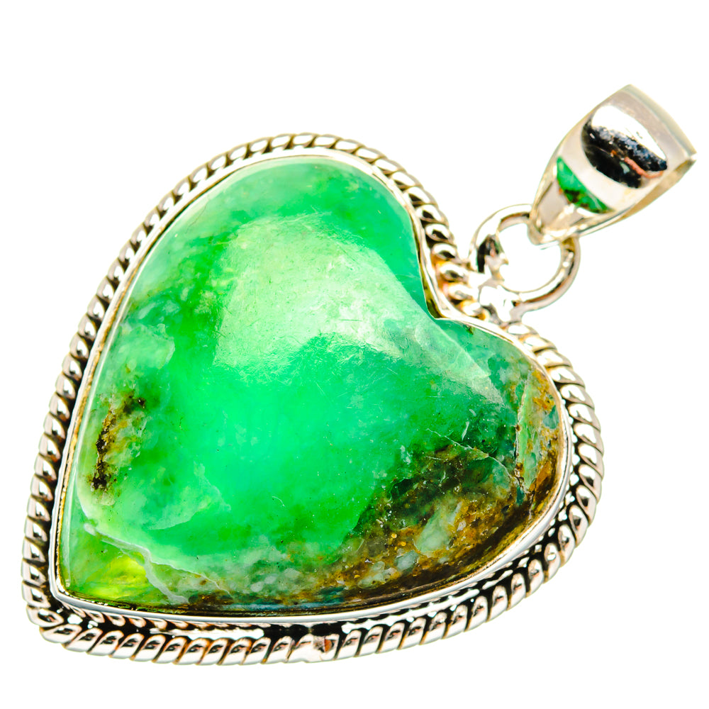 Peruvian Opal Pendants handcrafted by Ana Silver Co - PD28324 - Photo 2