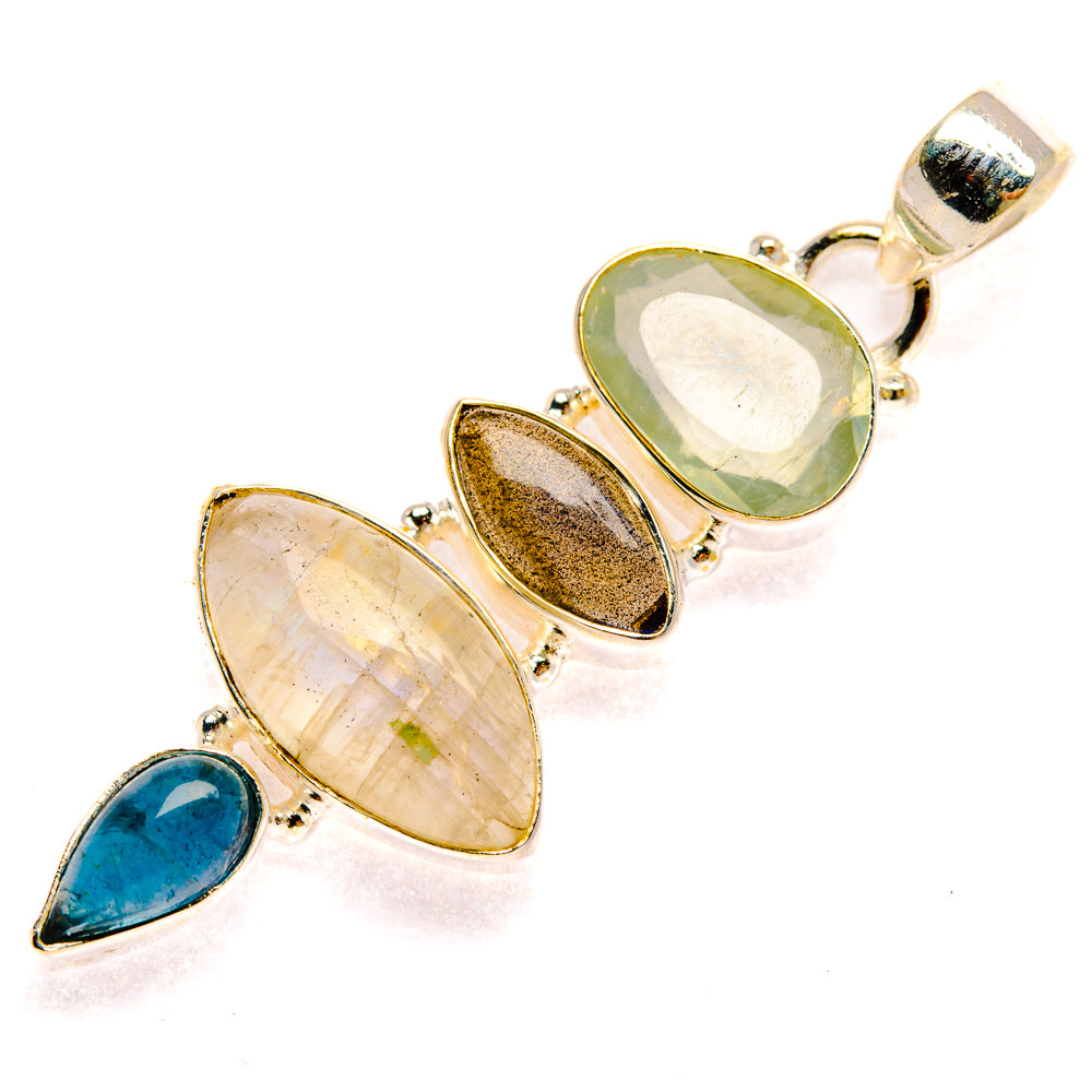 Rainbow Moonstone Pendants handcrafted by Ana Silver Co - PD28358 - Photo 2