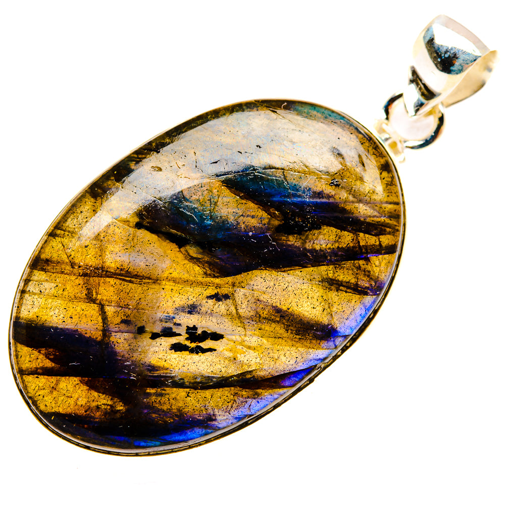 Labradorite Pendants handcrafted by Ana Silver Co - PD28452 - Photo 2