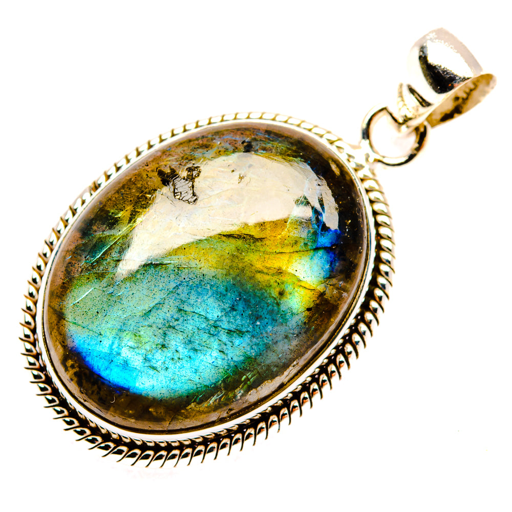 Labradorite Pendants handcrafted by Ana Silver Co - PD28464 - Photo 2