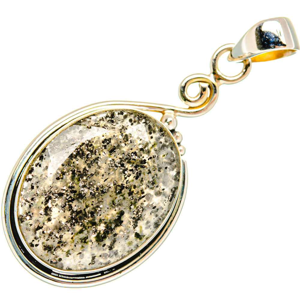 Tourmalinated Quartz Pendants handcrafted by Ana Silver Co - PD28493 - Photo 2