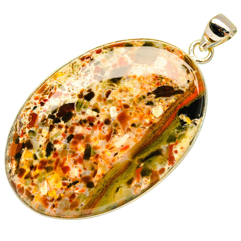 Ocean Jasper Pendants handcrafted by Ana Silver Co - PD28527 - Photo 2