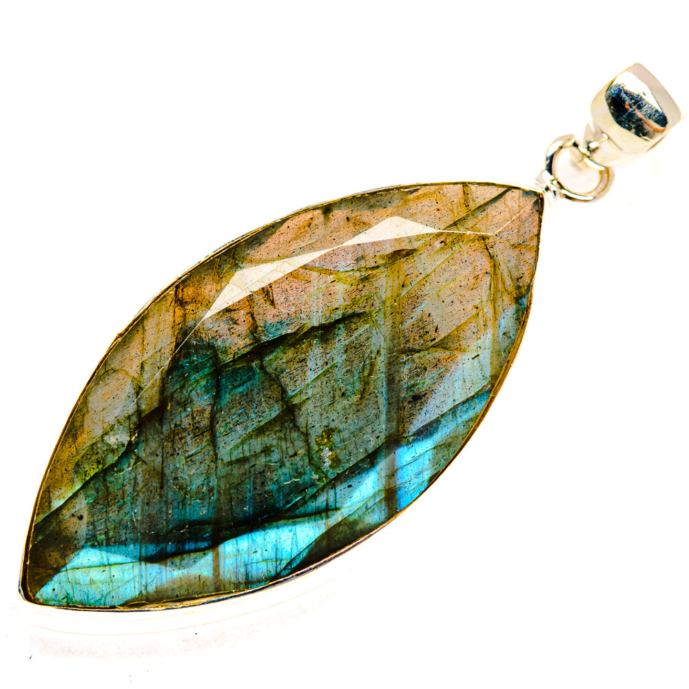 Labradorite Pendants handcrafted by Ana Silver Co - PD28567 - Photo 2