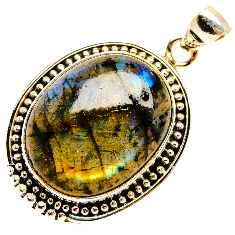 Labradorite Pendants handcrafted by Ana Silver Co - PD28569 - Photo 2