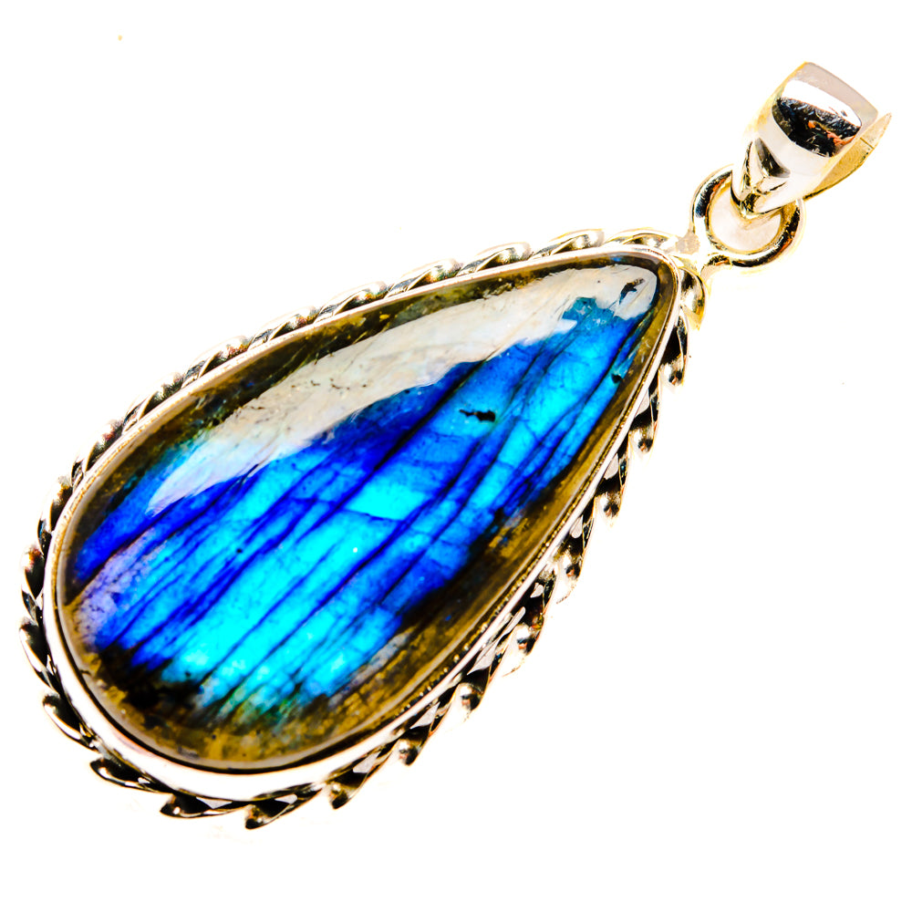 Labradorite Pendants handcrafted by Ana Silver Co - PD28571 - Photo 2
