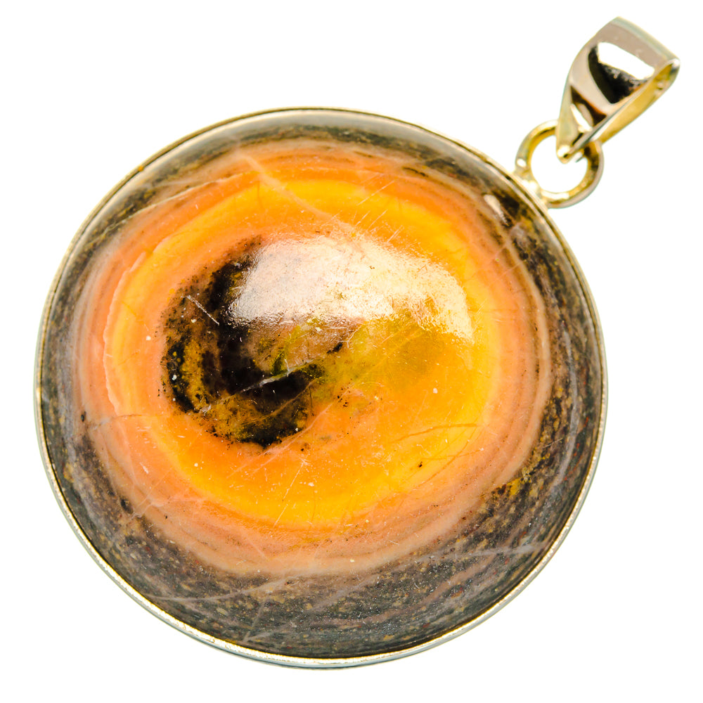 Bumble Bee Jasper Pendants handcrafted by Ana Silver Co - PD28640 - Photo 2