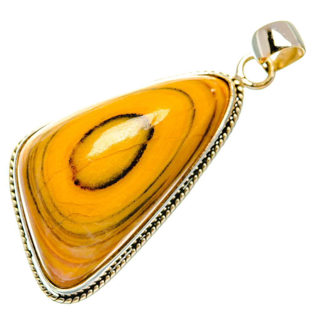 Bumble Bee Jasper Pendants handcrafted by Ana Silver Co - PD28648 - Photo 2