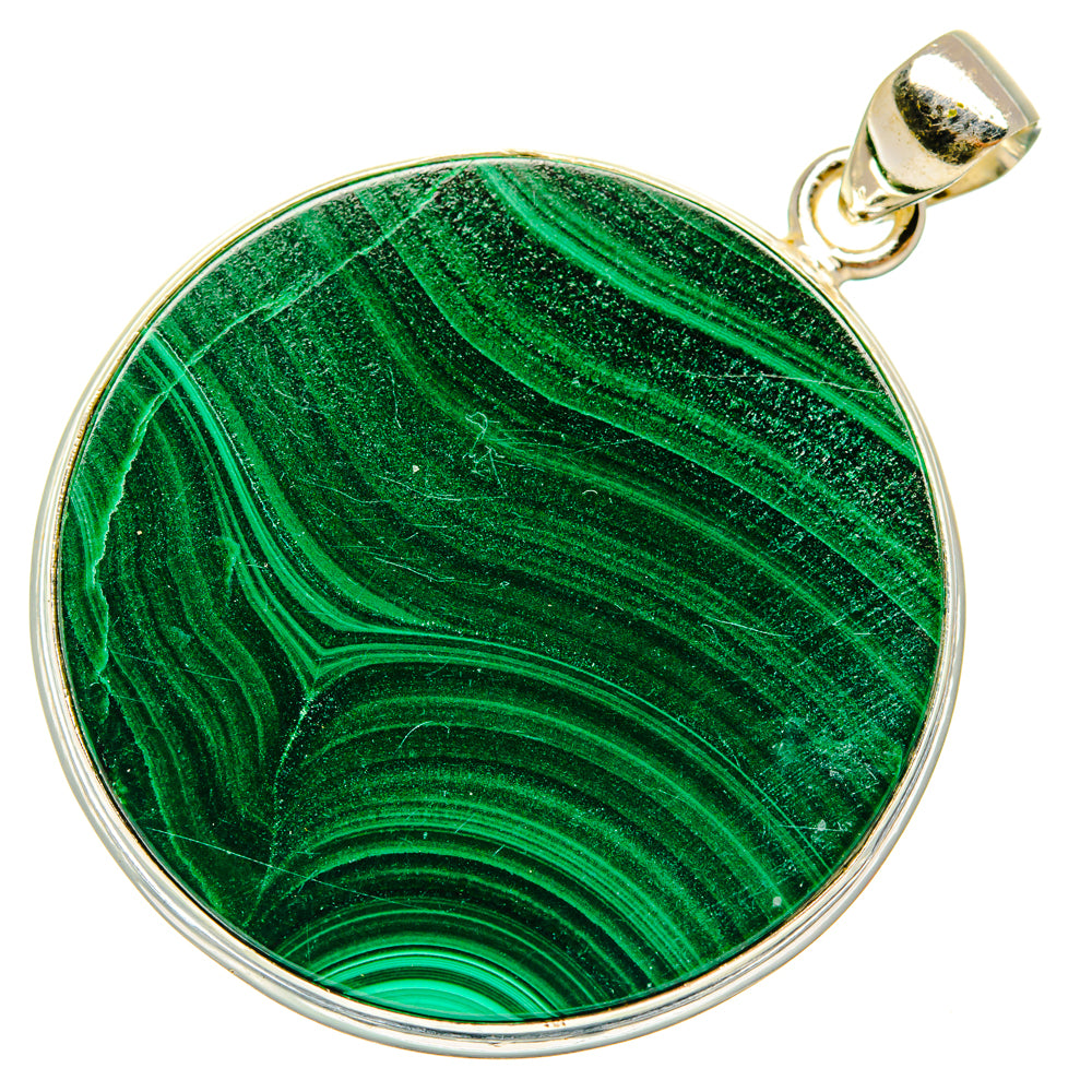 Malachite Pendants handcrafted by Ana Silver Co - PD28650 - Photo 2