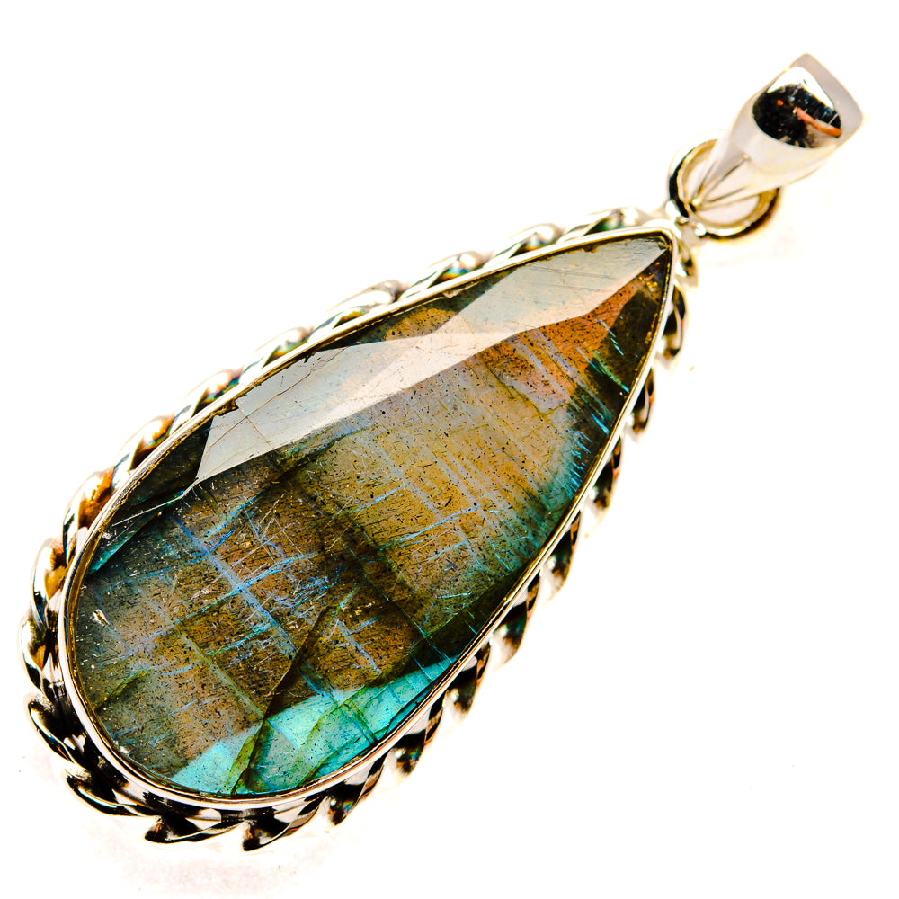 Labradorite Pendants handcrafted by Ana Silver Co - PD28693 - Photo 2