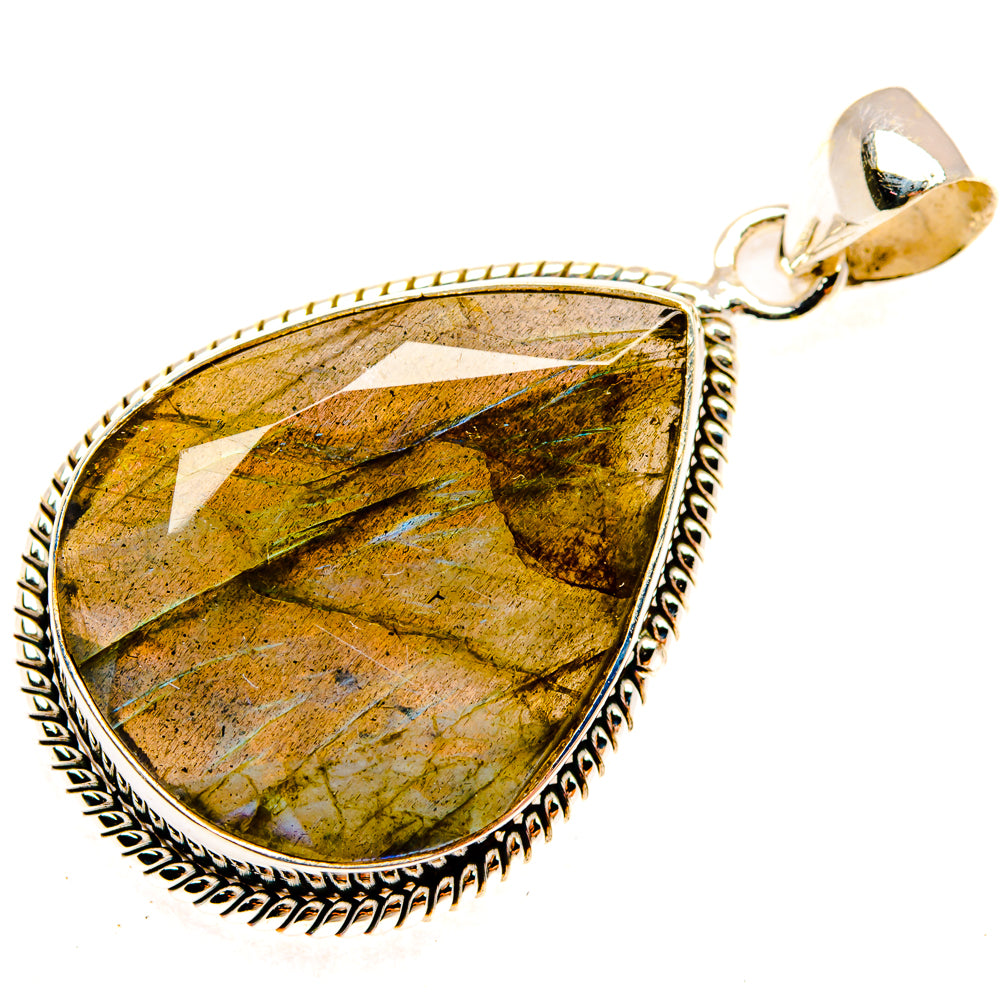 Labradorite Pendants handcrafted by Ana Silver Co - PD28701 - Photo 2