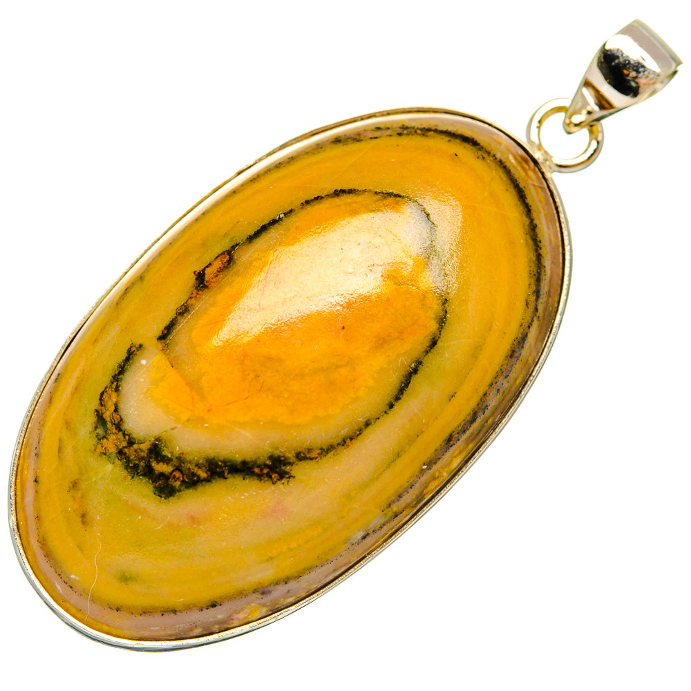 Bumble Bee Jasper Pendants handcrafted by Ana Silver Co - PD28763 - Photo 2