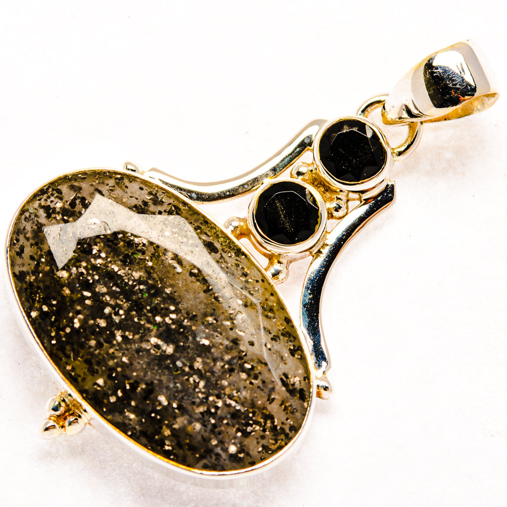 Lepidocrocite Quartz Pendants handcrafted by Ana Silver Co - PD28787 - Photo 2