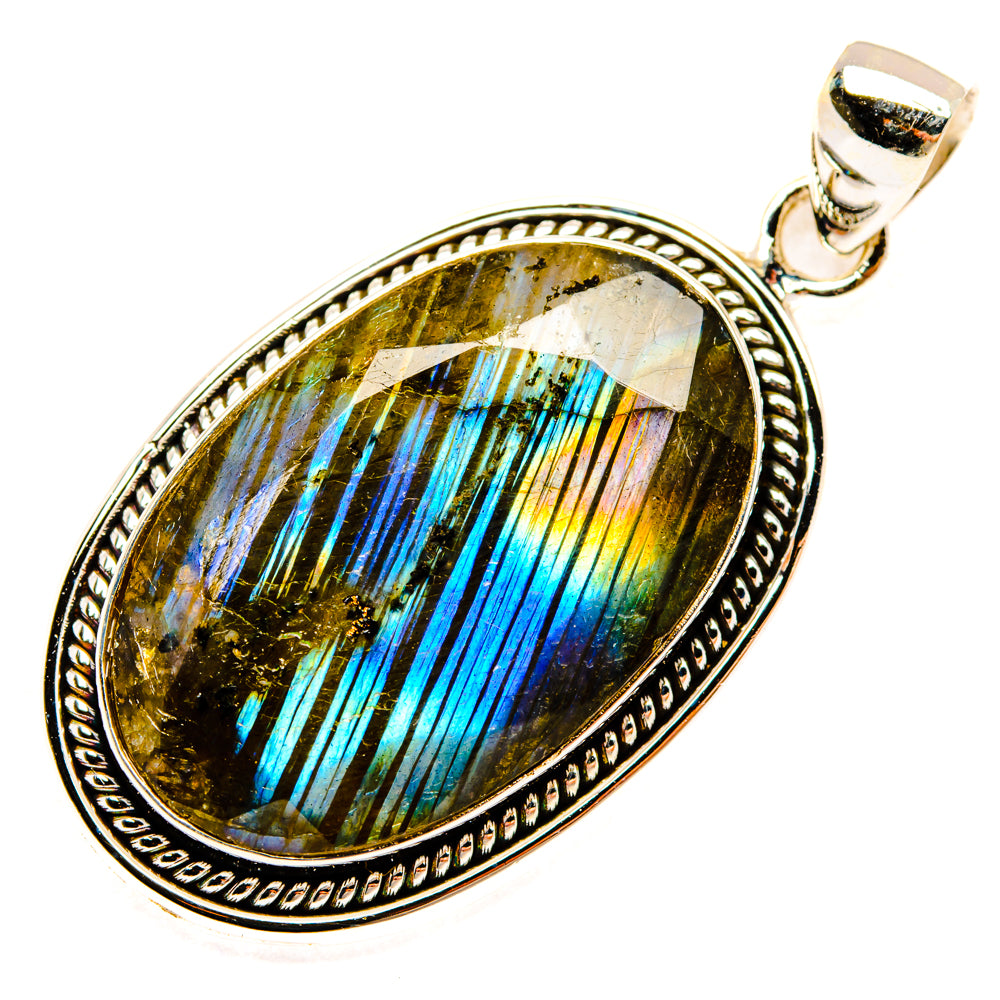 Labradorite Pendants handcrafted by Ana Silver Co - PD28803 - Photo 2