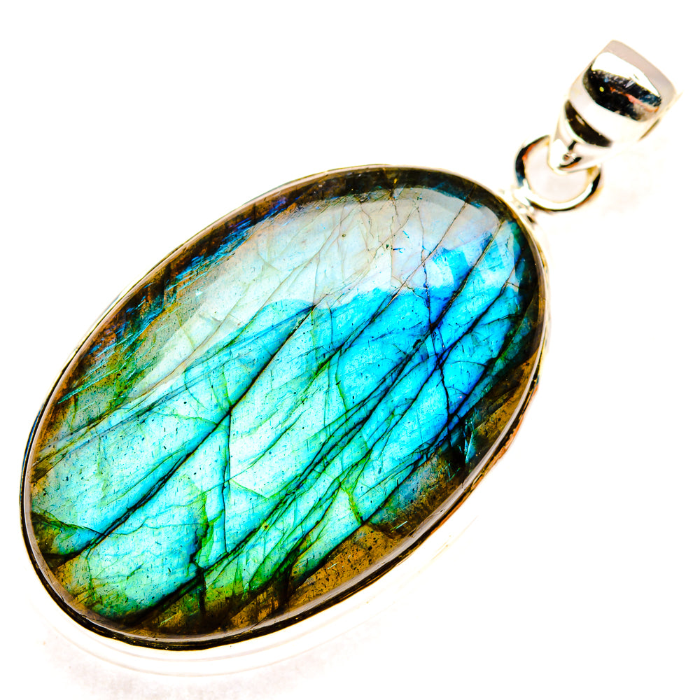Labradorite Pendants handcrafted by Ana Silver Co - PD28819 - Photo 2