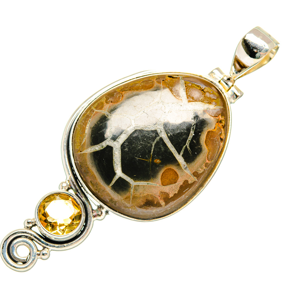 Septarian Geode Pendants handcrafted by Ana Silver Co - PD28851 - Photo 2