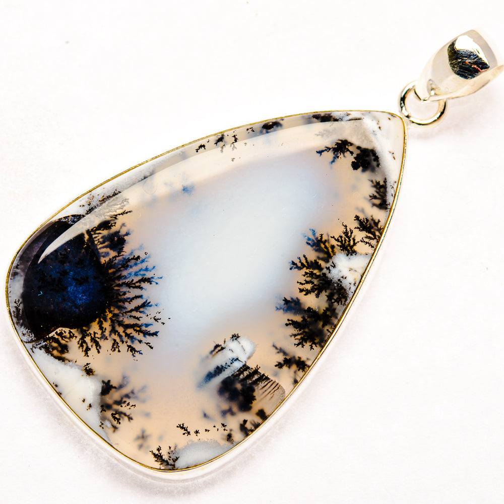Dendritic Opal Pendants handcrafted by Ana Silver Co - PD28905 - Photo 2