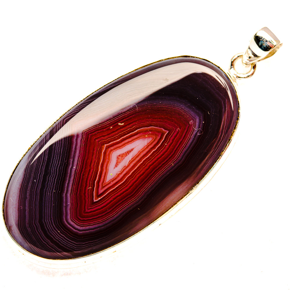 Botswana Agate Pendants handcrafted by Ana Silver Co - PD28936 - Photo 2
