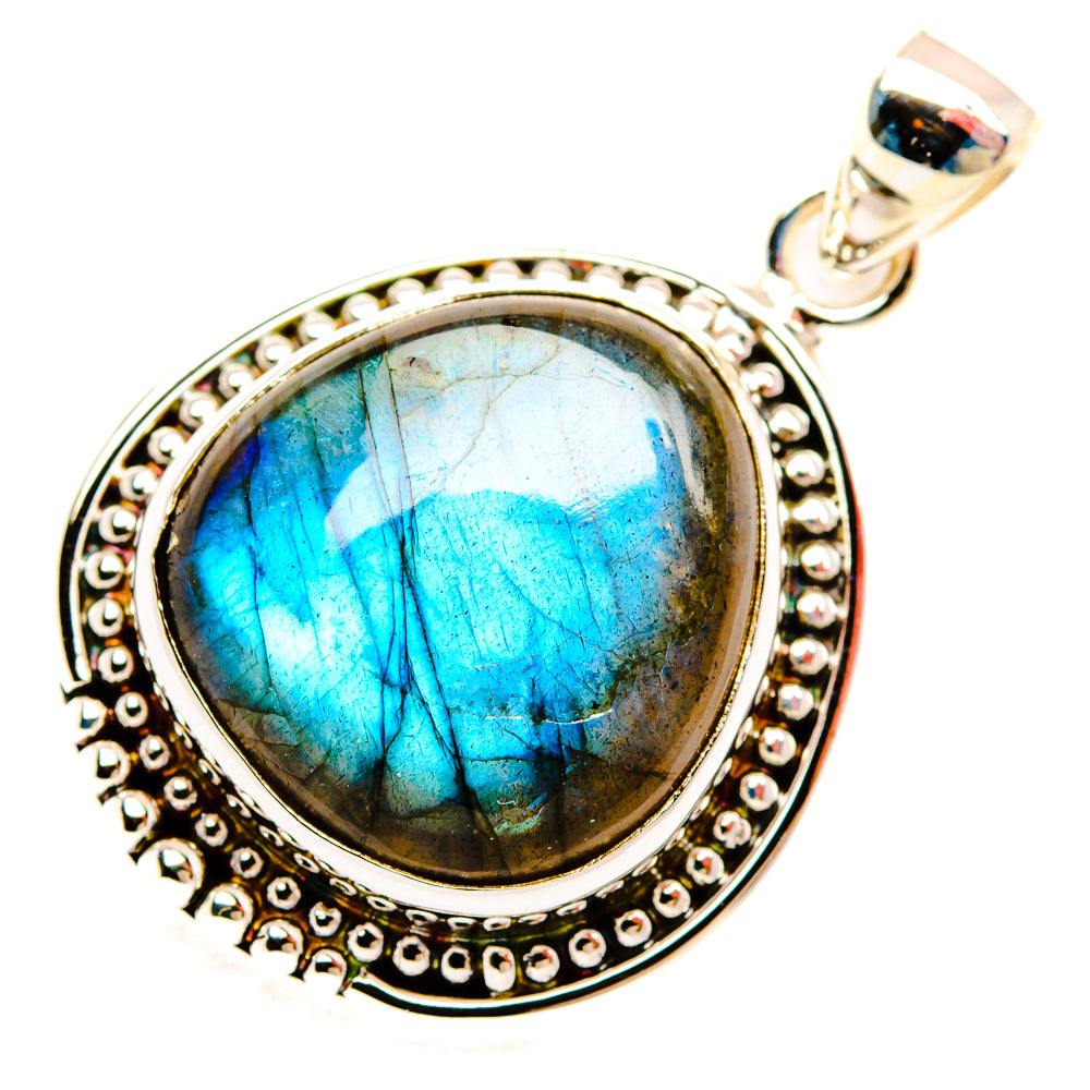 Labradorite Pendants handcrafted by Ana Silver Co - PD29089 - Photo 2