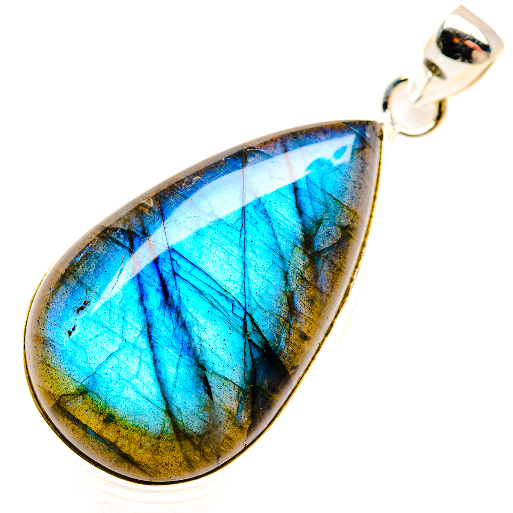 Labradorite Pendants handcrafted by Ana Silver Co - PD29129 - Photo 2