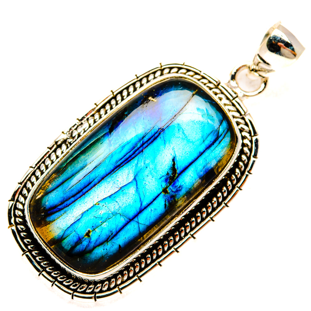 Labradorite Pendants handcrafted by Ana Silver Co - PD29135 - Photo 2