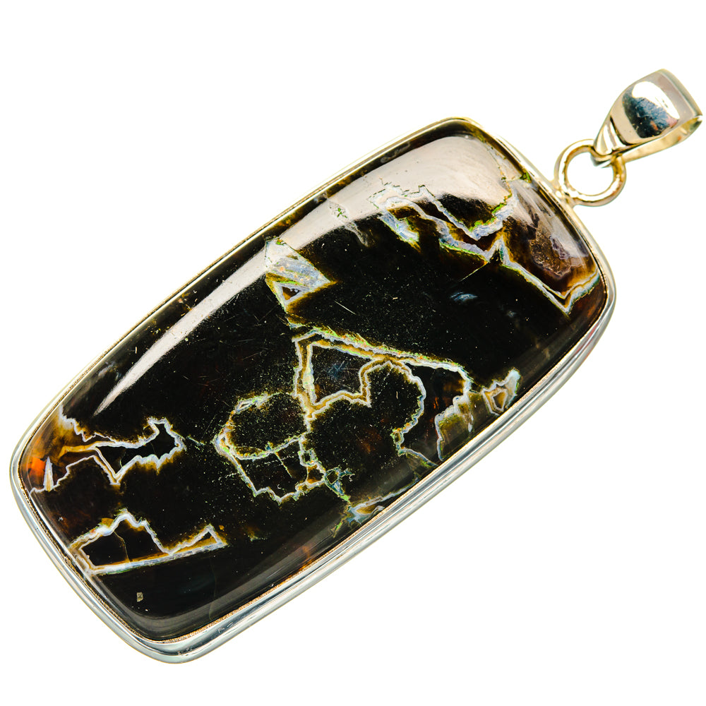 Turkish Tube Agate Pendants handcrafted by Ana Silver Co - PD29145 - Photo 2