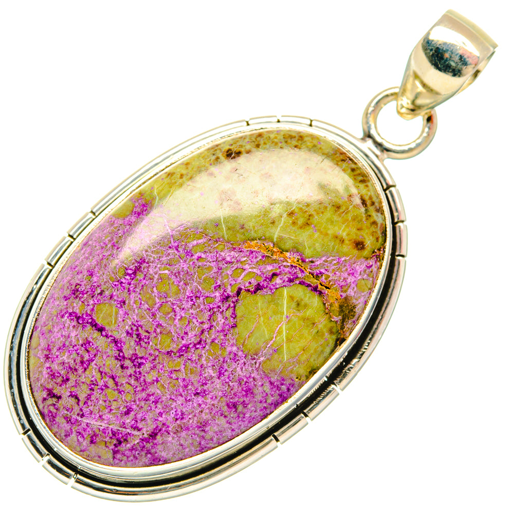 Stichtite Pendants handcrafted by Ana Silver Co - PD29232 - Photo 2