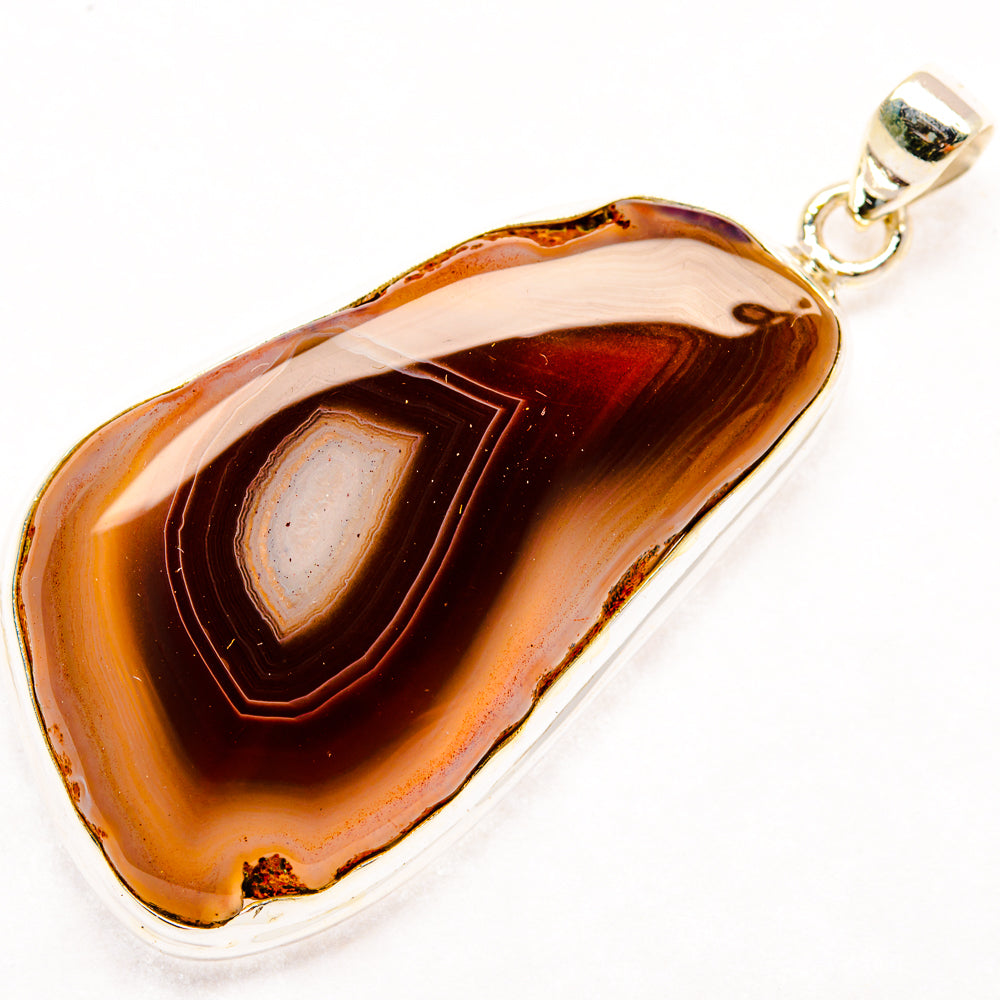 Botswana Agate Pendants handcrafted by Ana Silver Co - PD29275 - Photo 2