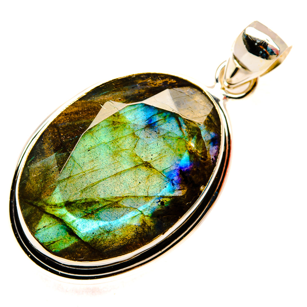 Labradorite Pendants handcrafted by Ana Silver Co - PD29327 - Photo 2