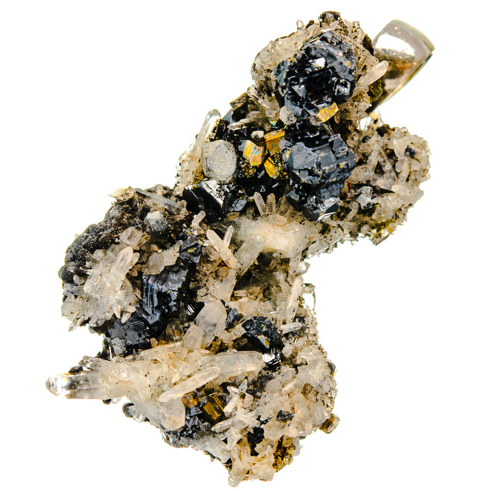 Galena In Quartz Pendants handcrafted by Ana Silver Co - PD29351 - Photo 2