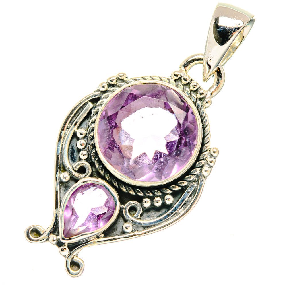 Amethyst Pendants handcrafted by Ana Silver Co - PD29390 - Photo 2
