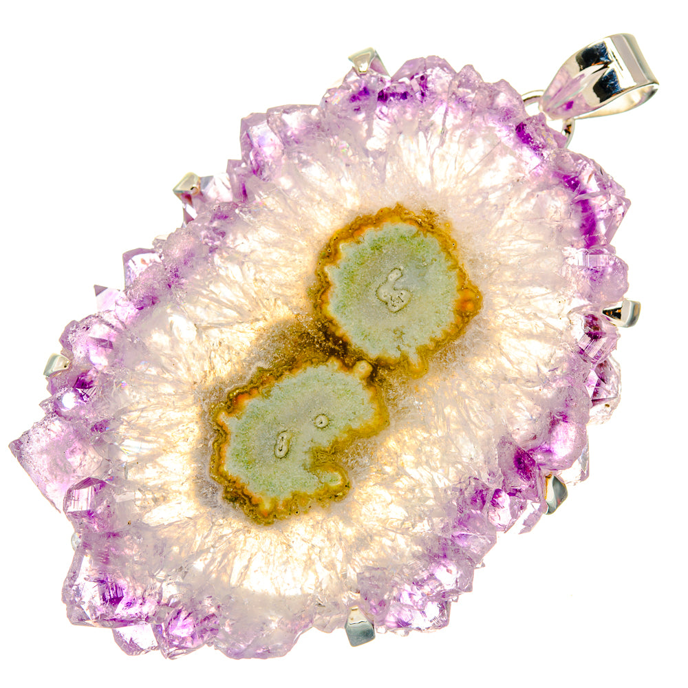 Amethyst Solar Quartz Pendants handcrafted by Ana Silver Co - PD29403 - Photo 2
