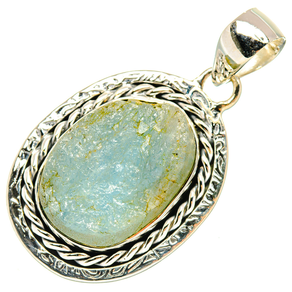 Aquamarine Pendants handcrafted by Ana Silver Co - PD29448 - Photo 2