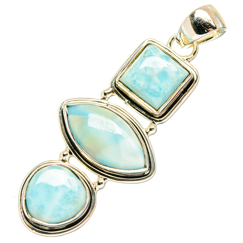 Larimar Pendants handcrafted by Ana Silver Co - PD29451 - Photo 2